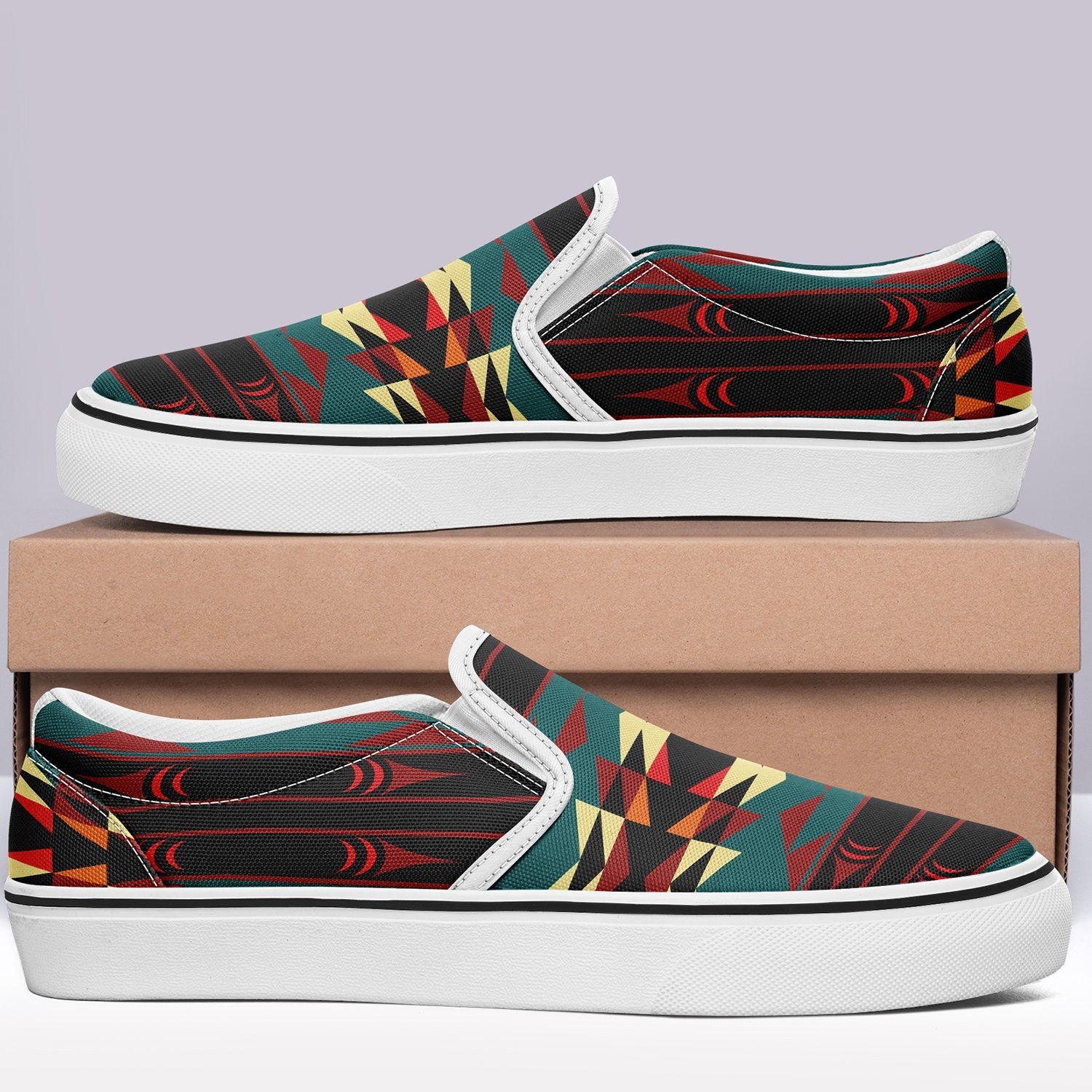 In Ones Element Teal Otoyimm Canvas Slip On Shoes