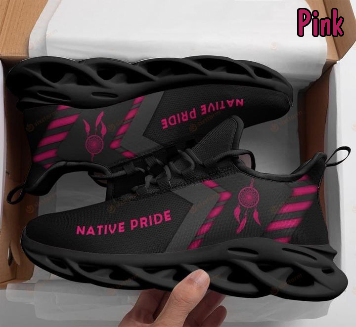 Native American Pride Max Soul Running Pink Shoes