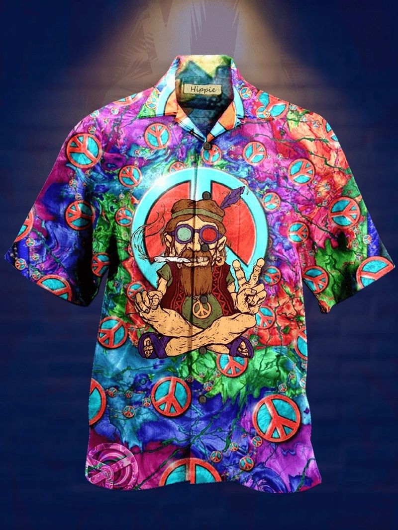 Hippie Art Hawaiian Shirt