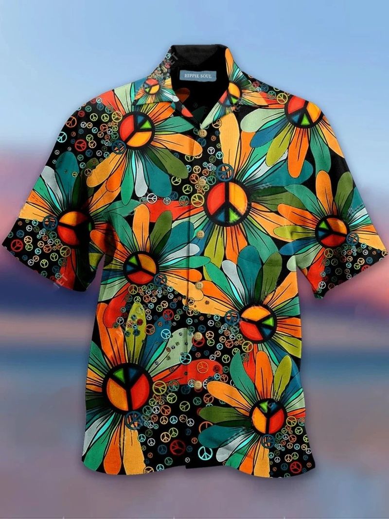 Daisy Hippie Hawaiian Shirt