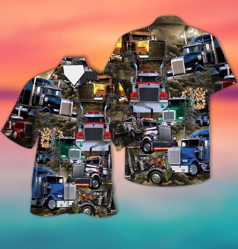 Be A Truck Driver Hawaiian Shirt