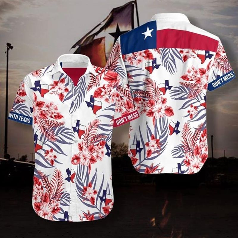 Texas tropical hawaiian shirt