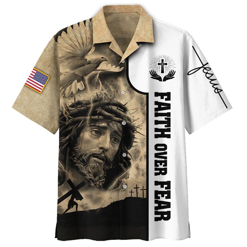 Faith Over Fear Hawaiian Shirt