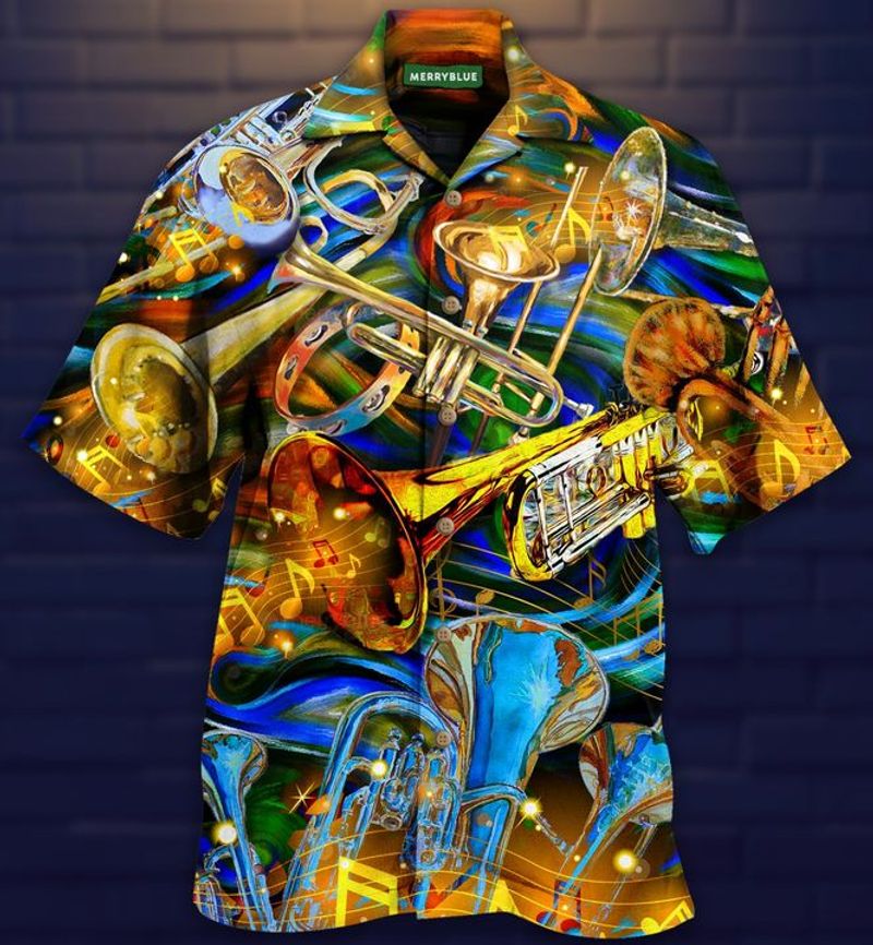Saxophone Unisex Hawaiian Shirt