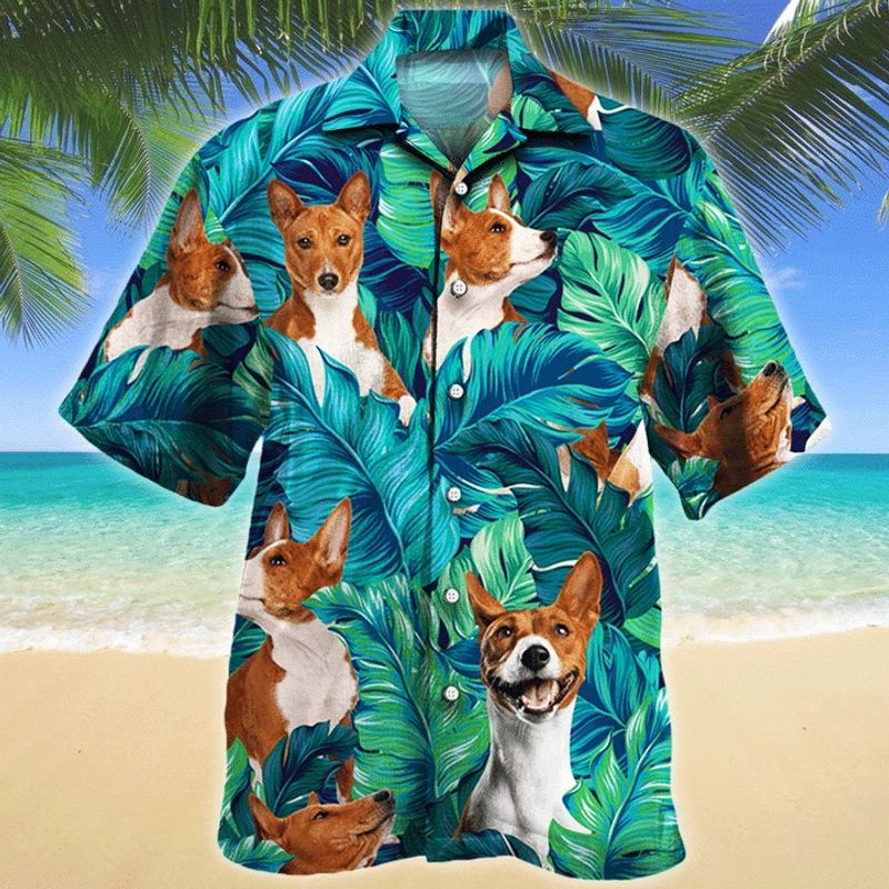 Basenji Dog Hawaiian Shirt