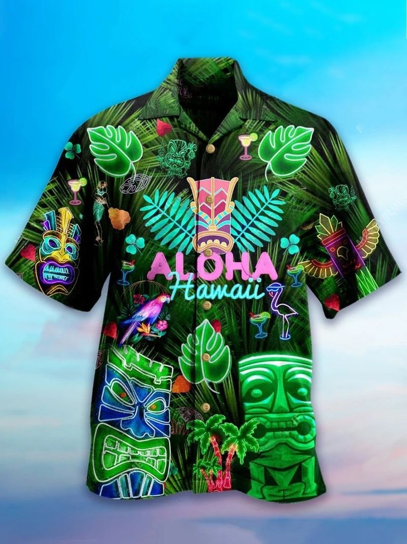 Aloha Hawaii Tropical Hawaiian Shirt