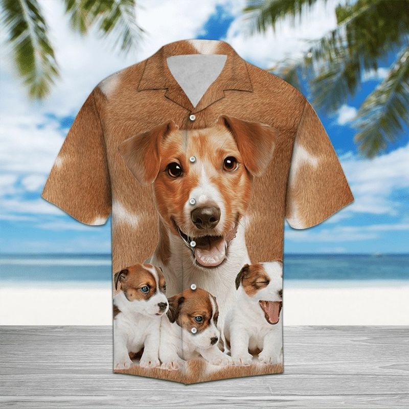 Jack Russell Terrier Hawaiian Shirt