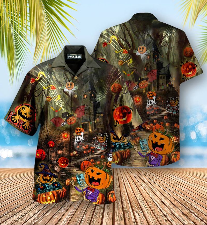 Pumpkin Party Halloween Hawaiian Shirt