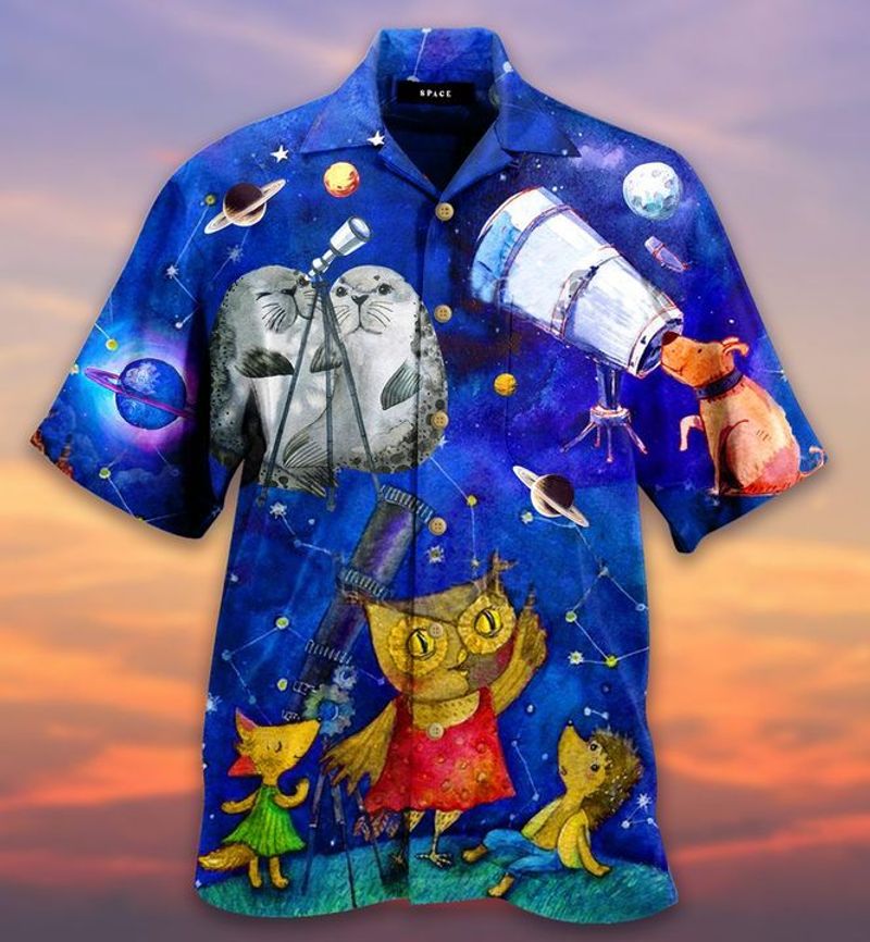 Through The Space Hawaiian Shirt