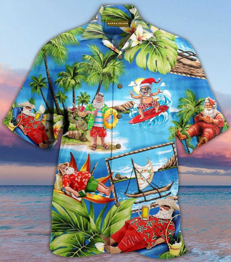Santa Claus Hawaiian Shirt