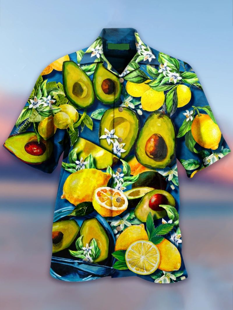 Tropical Fruit Hawaiian Shirt